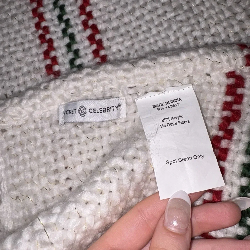 52 X 63 With Tassels Secret Celebrity Throw Blanket Christmas